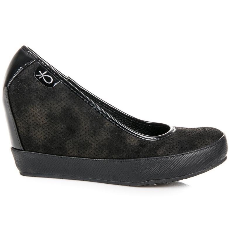 Vices Svarta wedge pumps