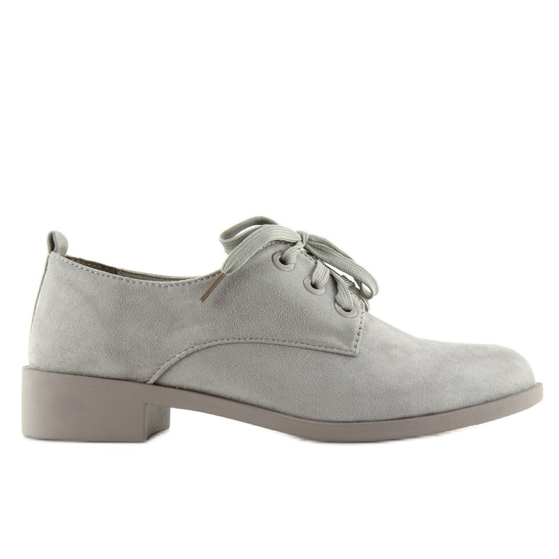 Dam Loafers Spets Grå Nc138 Grå