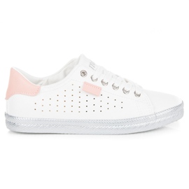 L&H Openwork sneakers vit