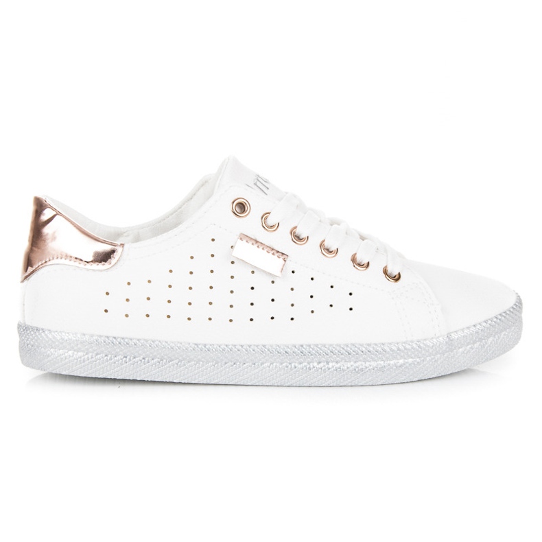 L&H Openwork sneakers vit