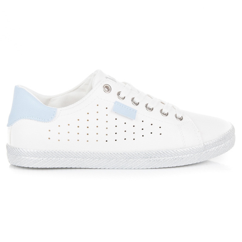 L&H Openwork sneakers vit