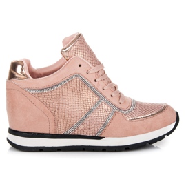 Vices Knytna sneakers rosa