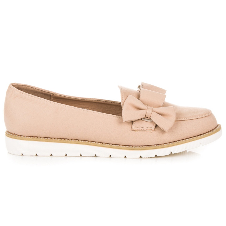 Vices Låga skor med rosett brun