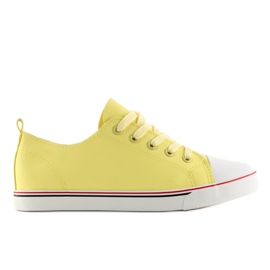 Gula damsneakers, ansiktsgul XL01p Beige