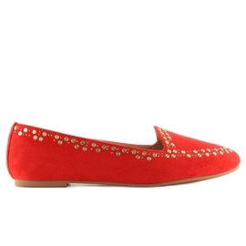 Loafers lordsy red 1389 Röd
