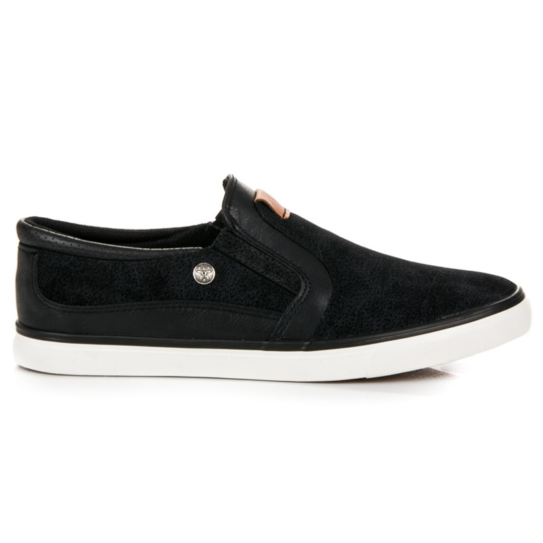 L&H Herrs slipons svart