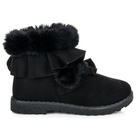 Seastar Svarta stövlar med volang