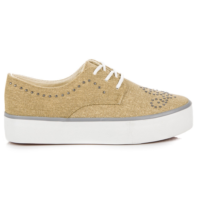 Kylie Sneakers Med Kristaller brun