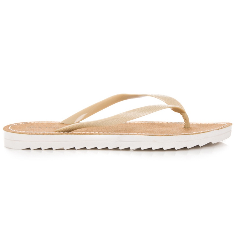 Vinceza Beige flipflops