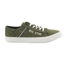 Sneakers sneakers Big star 174315 jeans khaki grön