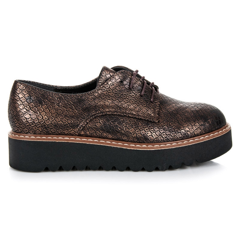 Kylie Platåskor brun