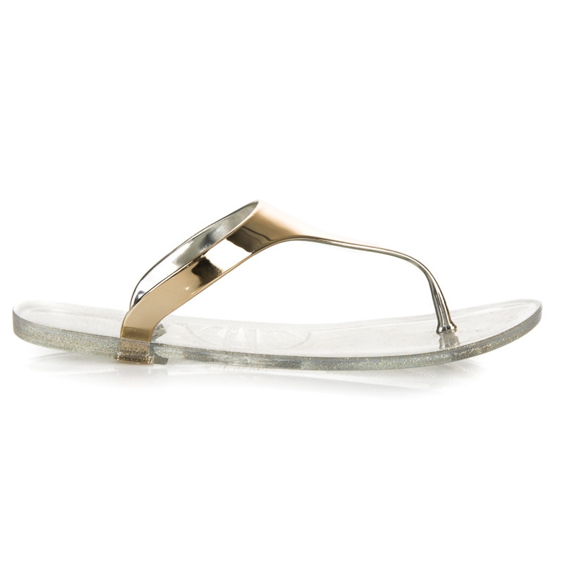 Vinceza Flip Flops i gummi gul