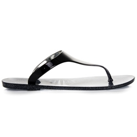 Vinceza Gummi flip-flops svart
