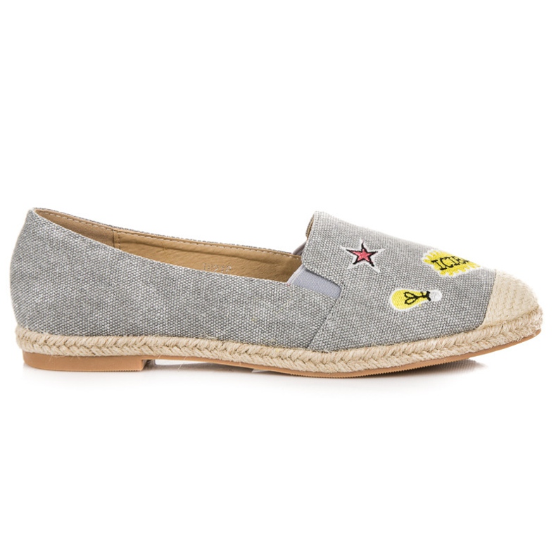 Seastar Espadrillos med plåster grå
