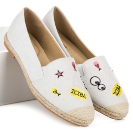 Seastar Espadrillos med plåster vit