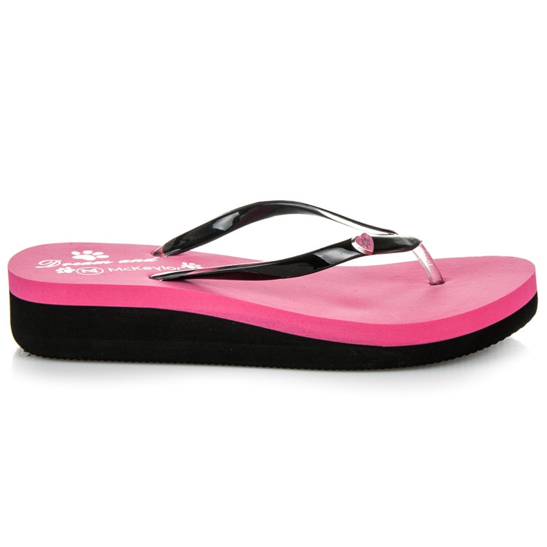 Mckeylor Rosa wedge tofflor