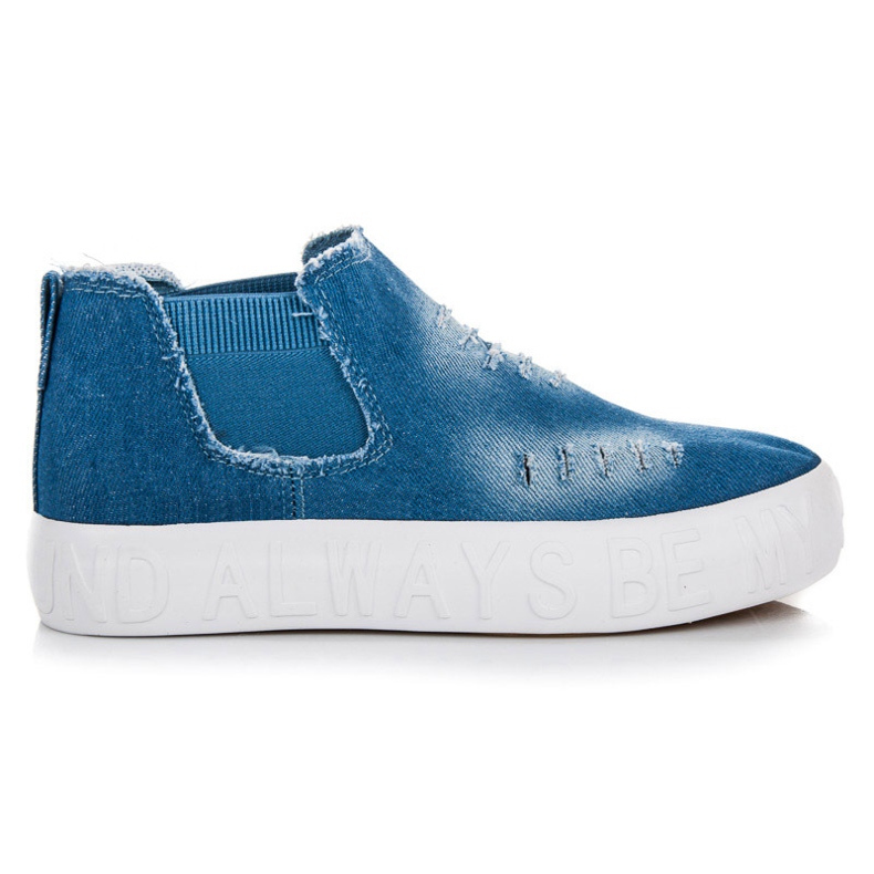 Seastar Denim Slipons ovanför ankeln blå