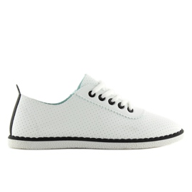 Vita damsneakers L-6 Svarta