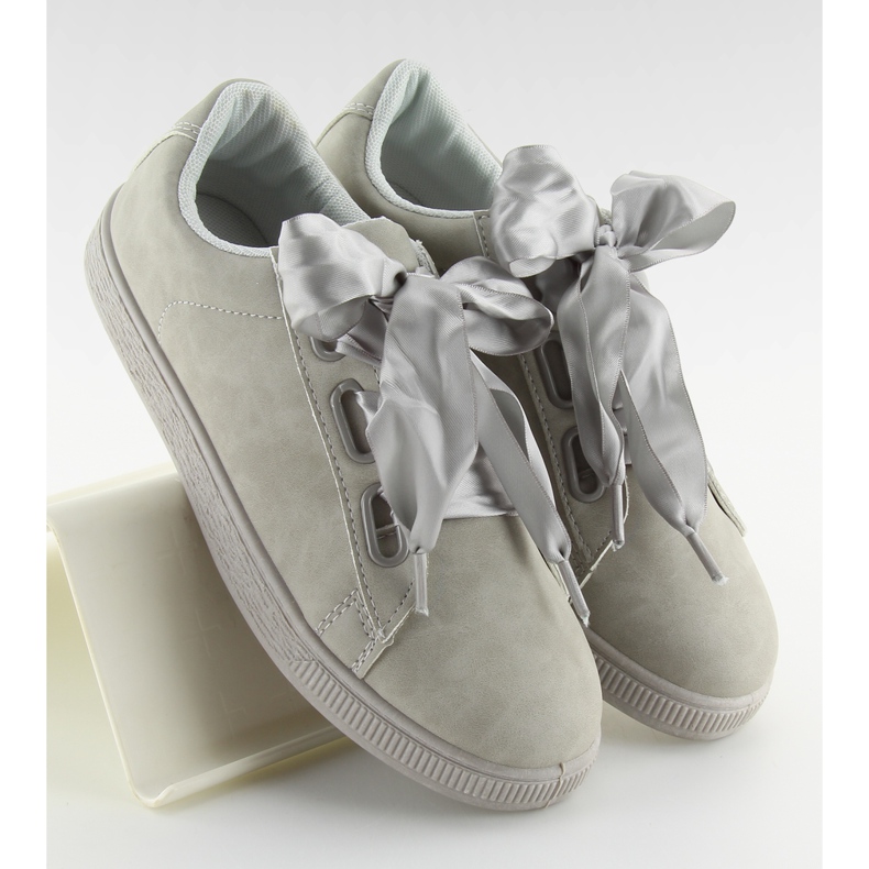 Grå BL1250-SP grå sneakers med ett band