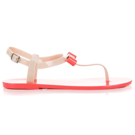 Vinceza Meliski Sandaler Med En Rosett orange