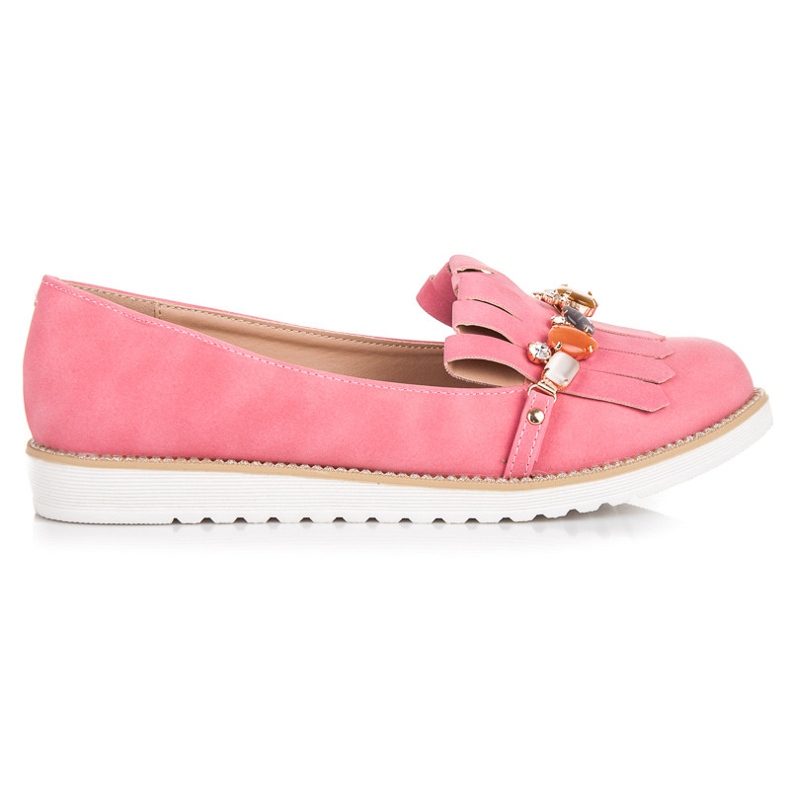 Vices Loafers med pärlor rosa