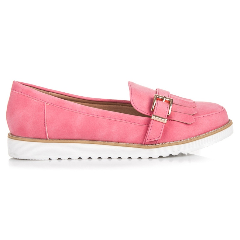 Vices Mockasiner Med Ett Dekorativt Spänne rosa