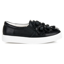 Vices Dekorativa slipons svart