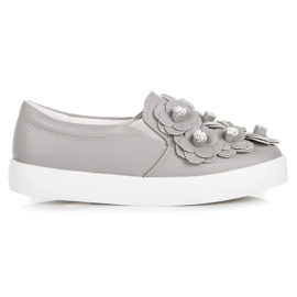 Vices Dekorativa Slipons grå