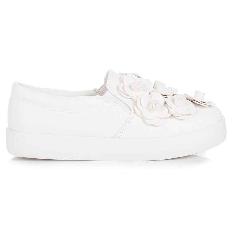 Vices Dekorativa slipons vit