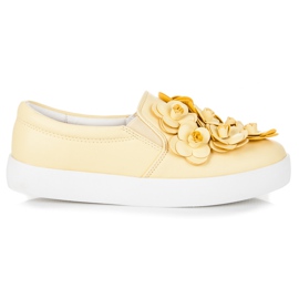 Vices Dekorativa slipons gul