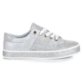 Seastar Gråa sneakers med bindning