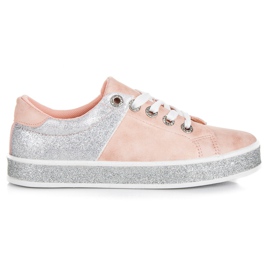 Seastar Rosa sneakers med bindning