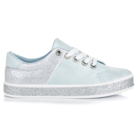 Seastar Blå Sneakers På Bindningen