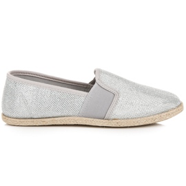 Silver Espadriller grå