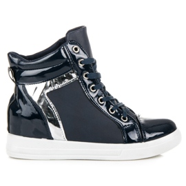 Emaks Lackade sneakers blå