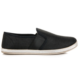 Muto Slipons, espadrillor svart
