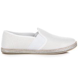 Muto Slipons, espadrillor vit