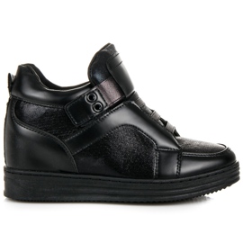 Muto Svarta kardborre sneakers