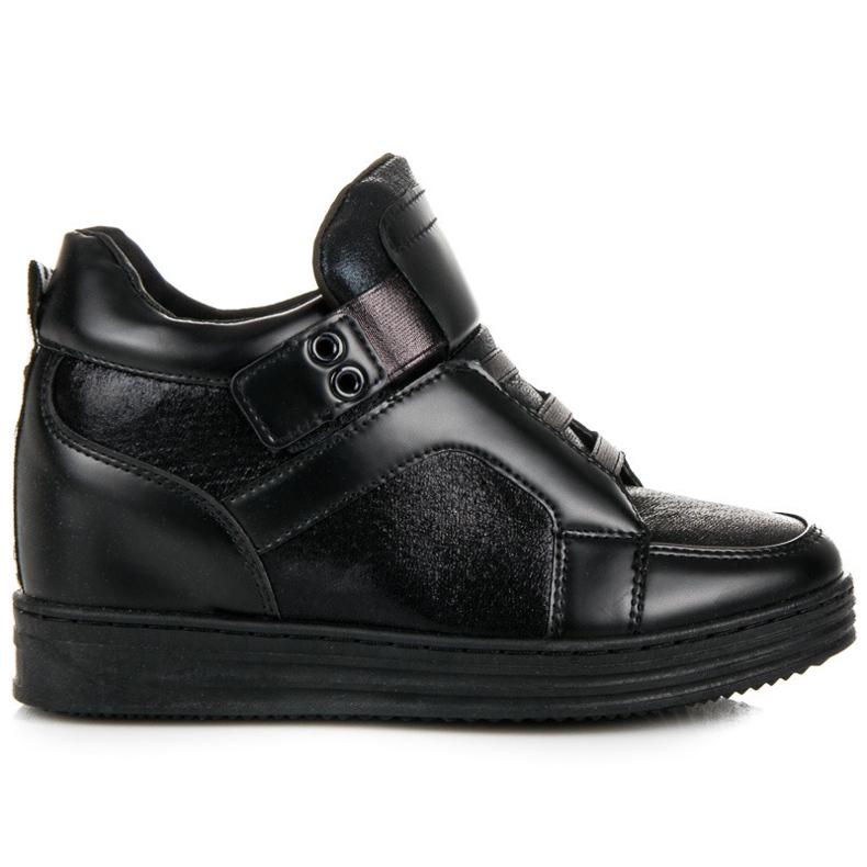 Muto Svarta kardborre sneakers