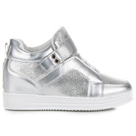 Muto Kardborre sneakers i silver grå