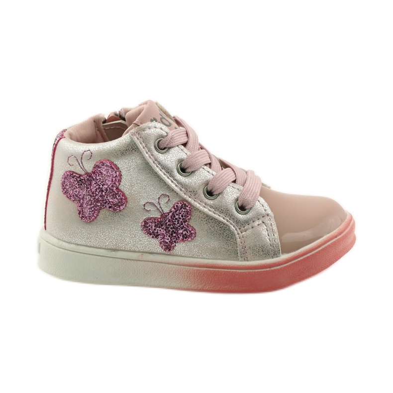 American Club Sportiga tjejers amerikanska fjärilar rosa grå