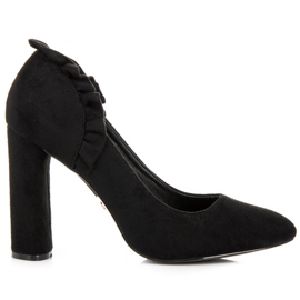 Seastar Pumpar på en stolpe med krås svart