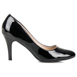 Patent Heel Shoes svart