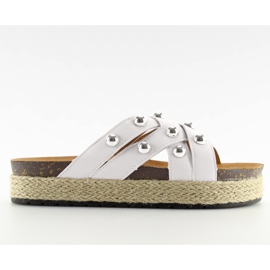 Vita espadrillotofflor CK22P vita