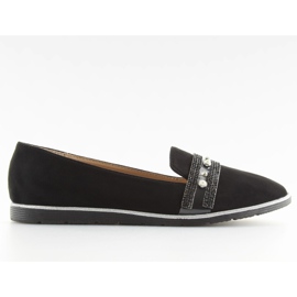 Svarta loafers lordsy JN-181 Svart