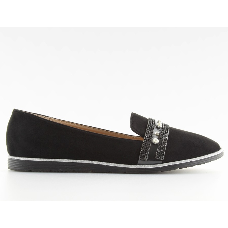 Svarta loafers lordsy JN-181 Svart