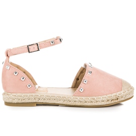 Nio Nio Platta espadrillesandaler rosa