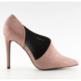 Asymmetriska pumps på en rosa ZY098 Rosa stift