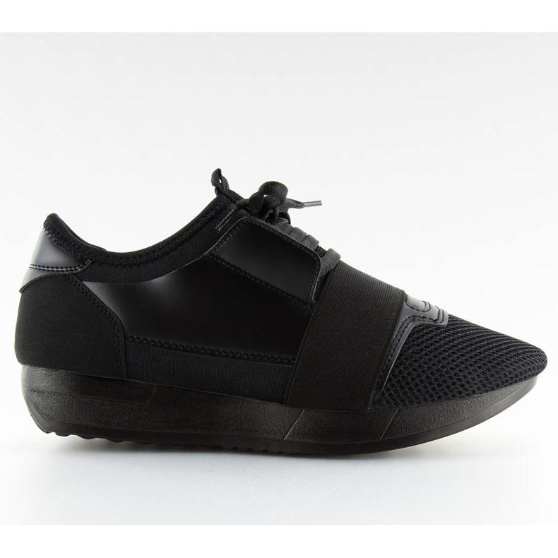 Svart 16-515 Allblack sportskor