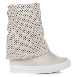 SDS Openwork sneakers brun